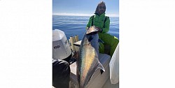 Angler Chicco con Ricciola da 42 kg.